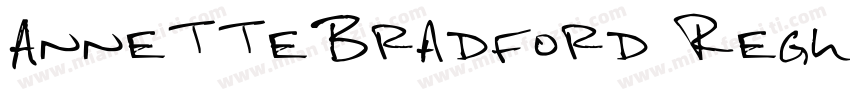 AnnetteBradford Regular字体转换